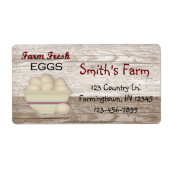 農産生卵ラベル ラベル (正面)