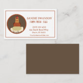 農産生卵前販売名刺 名刺 (正面/裏面)