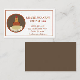 農産生卵前販売名刺 名刺