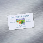 農産生野菜ガーデニングオーガニック法 マグネット名刺 (インサイチュ)