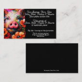 農産生鮮農産物・花屋販売店販売Etsy 名刺 (正面/裏面)