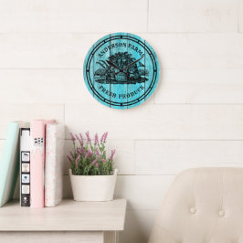 農産用生木フェイク材 ラージ壁時計