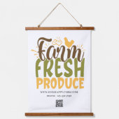 農産直送カスタム業 吊り下げ型タペストリー (正面)