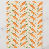 農産鮮人参パターンフラット紙シート (正面)