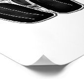 農用トラクターのプリント ポスター (角)