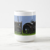 農用トラクタ重機運搬作業車 コーヒーマグカップ (中央)