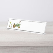 農用トラクタ デスクネームプレート (正面)