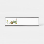 農用トラクタ デスクネームプレート (正面)