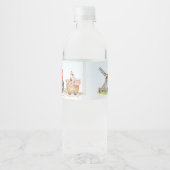 農畜生一歳男女兼用誕生日パーティー ペットボトルラベル (裏面)