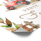 農畜生最初の誕生日パーティーの好意 ポスター (角)