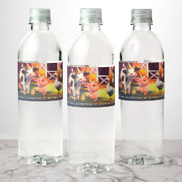 農畜生誕生会 ペットボトルラベル