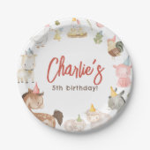 農畜生誕生会 ペーパープレート (正面)