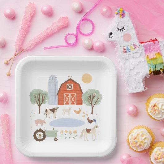 農畜生誕生会 ペーパープレート (パーティー)