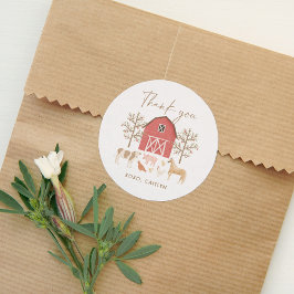 農畜生誕生会 ラウンドシール