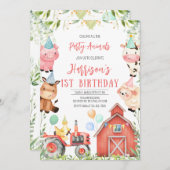 農畜生誕生会 招待状 (正面/裏面)