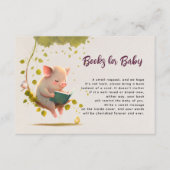 農畜産赤ちゃんシャワーブックベビーカード エンクロージャーカード (正面)