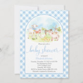 農畜産赤ちゃんシャワー招待状 招待状 (正面)