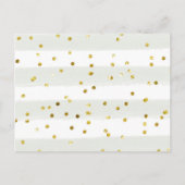 農畜産青少年のベビー インビテーションポストカード (裏面)