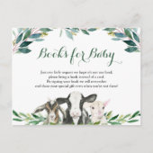 農畜産青少年のベビー インビテーションポストカード (正面)