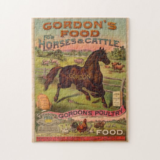 農畜食品広告のエフェメラ ジグソーパズル (縦)