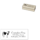 農素朴国乳牛 ラバースタンプ (押印)