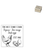 農素朴園/ホームステッドフリー生卵 ラバースタンプ (押印)