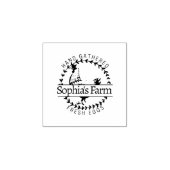 農素朴場名鶏卵 ラバースタンプ (インプリント)