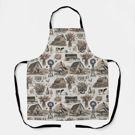農素朴場 エプロン (正面)