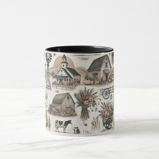 農素朴場 マグカップ (中央)