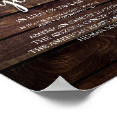 農素朴木、結婚寄附、寄附 ポスター (角)