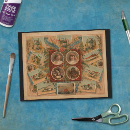 農耕道具 デコパージュのための資料 薄葉紙