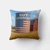 農買場サイロの「アメリカ人」サイン クッション (裏面)