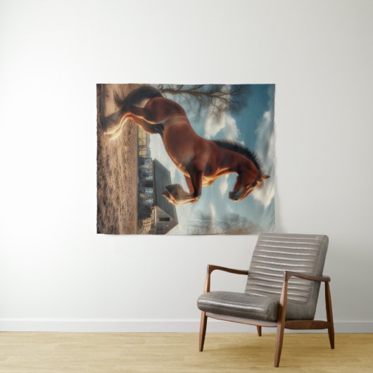 農馬 タペストリー (インサイチュ(横))