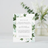 辺寺 |アイビー葉ズボタニカルゲスト詳細 エンクロージャーカード (スタンド正面)