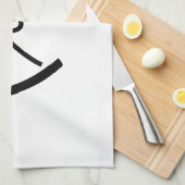 辺野辺野辺路へのへのもへじ キッチンタオル (四つ折り)