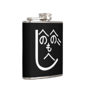 辺野辺野辺路へのへのもへじ フラスク (右)