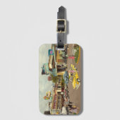 辻馬車の御者 ラゲッジタグ (正面縦)