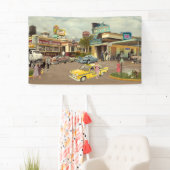 辻馬車の御者 横断幕 (インサイチュ)