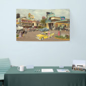 辻馬車の御者 横断幕 (トレードショー)