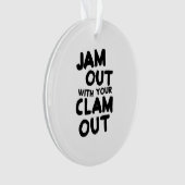 込み合いあなたのハマグリと オーナメント (正面)