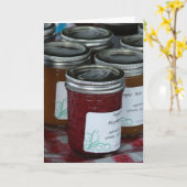 込み合いおよびゼリー カード (黄色い花)