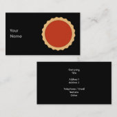 込み合いのタルト。 いちごの赤 名刺 (正面/裏面)