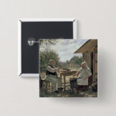 込み合いの作成、1876年 缶バッジ (正面&裏面)