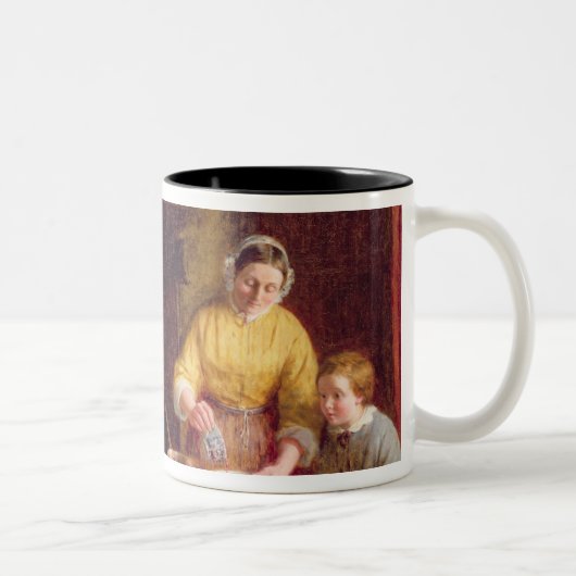 込み合いの維持 ツートーンマグカップ (右)