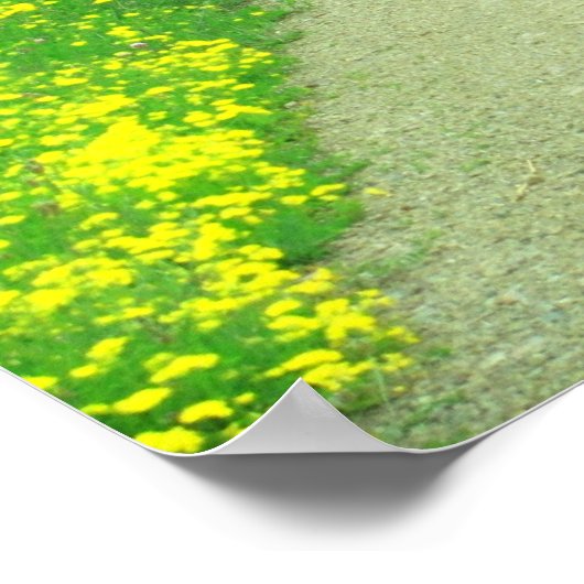 迂回する風景 ポスター (角)