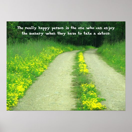 迂回する風景 ポスター (正面)