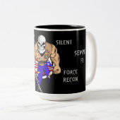 迅速で死静かに至る力が再び起こる ツートーンマグカップ (正面右)