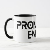 迅速なエンジニアミニマル引用文 マグカップ (左)