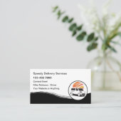 迅速なローカル配信サービス 名刺 (スタンド正面)