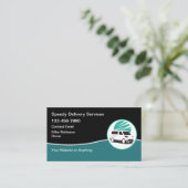 迅速なローカル配信サービス 名刺 (スタンド正面)